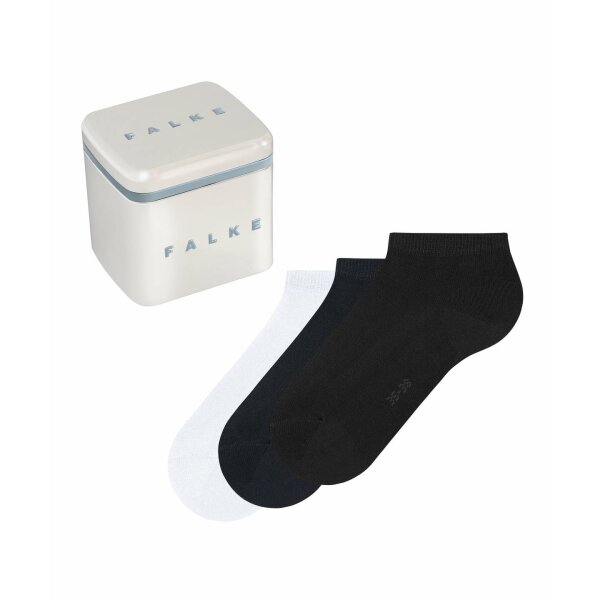 FALKE Damen Socken 3er Pack - Happy Box, Sneakersocken, Geschenkbox