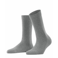 FALKE Womens Socks - Family SO, short Socks, single Colour  Grey 35-38 (UK 2.5-5)