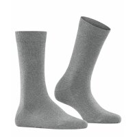 FALKE Womens Socks - Family SO, short Socks, single Colour  Grey 35-38 (UK 2.5-5)