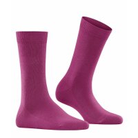 FALKE Damen Socken - Family SO, Kurzsocken, einfarbig  Lila 39-42