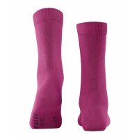 FALKE Damen Socken - Family SO, Kurzsocken, einfarbig  Lila 39-42