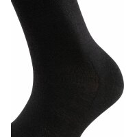 FALKE Womens Socks - Softmerino SO, short Socks, single Colour  Black 37-38 (UK 4-5)