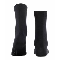 FALKE Womens Socks - Softmerino SO, short Socks, single Colour  Black 37-38 (UK 4-5)