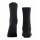 FALKE Damen Socken - Softmerino SO, Kurzsocken, einfarbig Schwarz 37-38
