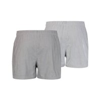 Levis Mens Boxer Shorts, 2-Pack - Woven Shorts, Cotton, plain Grey M (Medium)
