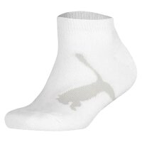 PUMA Kinder Sneaker Socken - Kids BTW Sneaker, 3er Pack Schwarz/Grau/Weiß 27-30