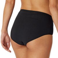 SCHIESSER Women Briefs 2-Pack - Midi Slip, Cotton Stretch, plain Black M (Medium)