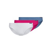 SKINY Mädchen Slip 3er Pack - Rio-Slip, Basic Blau/Elfenbein/Rosa 140