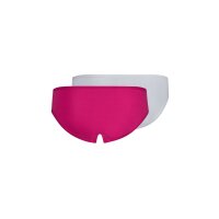 SKINY girls briefs, pack of 2 - Rio briefs, bikini briefs, panties, cotton stretch Pink/White 164 (12-13 years)