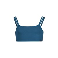 SKINY girl bustier, pack of 2 - Crop Top, Cotton Stretch Blue (Petrol) 140 (8-9 years)