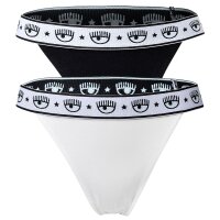 CHIARA FERRAGNI Damen String 2er Pack - Tanga, Cotton...