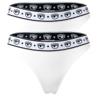 CHIARA FERRAGNI Womens Slip 2-Pack - Panties, Cotton Stretch, Logo Waistband, uni