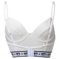 CHIARA FERRAGNI Ladies Bra, Bralette - with Underwire, Logo waistband, Cotton Stretch White XS (X-Small)