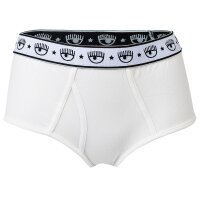 CHIARA FERRAGNI Womens Slip 2-Pack - Panties, Cotton Stretch, Logo Waistband, uni White XS (X-Small)