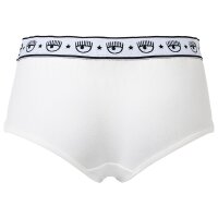 CHIARA FERRAGNI Womens Slip 2-Pack - Panties, Cotton Stretch, Logo Waistband, uni White XS (X-Small)