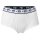 CHIARA FERRAGNI Womens Slip 2-Pack - Panties, Cotton Stretch, Logo Waistband, uni White XS (X-Small)