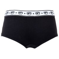 CHIARA FERRAGNI Damen Brief 2er Pack - Slips, Cotton Stretch, Logobund, uni Schwarz S