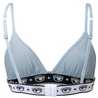 CHIARA FERRAGNI Ladies Bra, Bralette - without Underwire, Logo waistband, Cotton Stretch Light blue XL (X-Large)