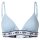 CHIARA FERRAGNI Ladies Bra, Bralette - without Underwire, Logo waistband, Cotton Stretch Light blue XL (X-Large)