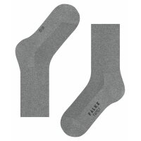 FALKE Womens Socks - Family SO, short Socks, single Colour  Grey 35-38 (UK 2.5-5)