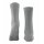 FALKE Womens Socks - Family SO, short Socks, single Colour  Grey 35-38 (UK 2.5-5)