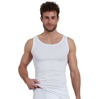 Goetzburg Mens undershirt 2-pack - fine rib, underwear set, Pure Cotton White 3XL (XXX-Large)
