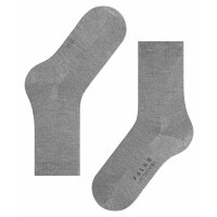 FALKE Damen Socken - Vorteilspack, Softmerino SO, Kurzsocken, einfarbig Hellgrau 37-38 1 Paar (1x1P)