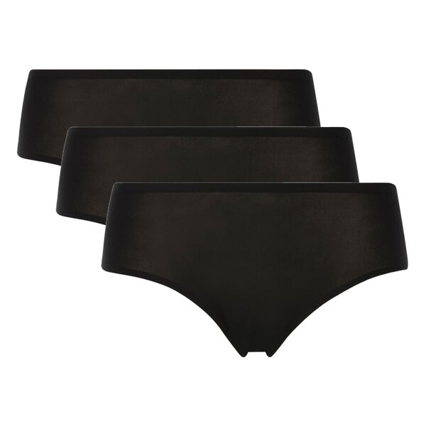 Chantelle Damen Shorty 3er Pack - SoftStretch, nahtlos, unsichtbar, Einheitsgröße Schwarz 36-44