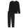UNCOVER by SCHIESSER Mens Pajamas 2-Piece Set - long, V-Neck, Cotton, patterned Black M (Medium)