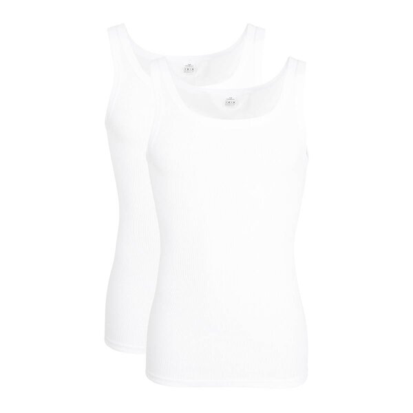 GÖTZBURG Mens Undershirt 2-Pack - Double Rib, Underwear Set, Pure Cotton