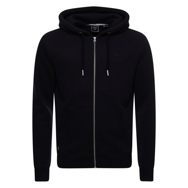 Superdry Mens Hooded Jacket - VINTAGE LOGO EMB ZIPHOOD, Sweat Jacket