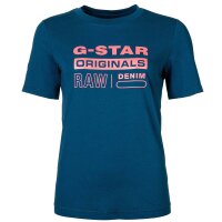 G-STAR RAW Damen T-Shirt - Originals Label Regular Fit, Rundhals, Kurzarm, Print