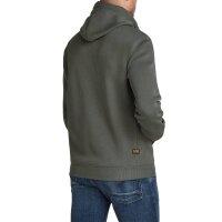 G-STAR Mens Sweat Jacket - Premium Core, Loungewear, Zipper, Hood, plain Grey S (Small)