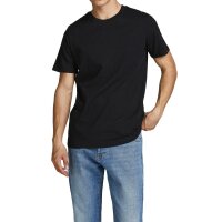 Jack & Jones Mens T-Shirt, 5-Pack - JJEORGANIC BASIC TEE O-NECK, short sleeve, organic cotton Black/White M (Medium)