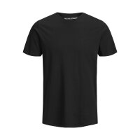Jack & Jones Mens T-Shirt, 3-Pack - JJEORGANIC BASIC TEE O-NECK, short sleeve, organic cotton White/Black S (Small)