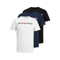 JACK&JONES Herren T-Shirt, 3er Pack - JJECORP LOGO...