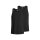 Jack & Jones Mens Tank Top, 2-Pack - JACBASIC TANKTOP, solid color, cotton Black S (Small)