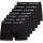 JACK&JONES Herren Boxer Shorts, 7er Pack - JACHUEY TRUNKS, Baumwoll-Stretch Schwarz M