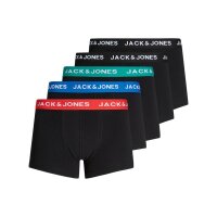 JACK&JONES Herren Boxer Shorts, 5er Pack - JACHUEY TRUNKS, Baumwoll-Stretch