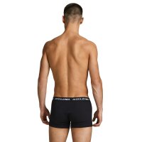Jack & Jones Mens Boxer Shorts, 5-Pack - JACHUEY TRUNKS, Cotton Stretch Black L (Large)