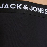 Jack & Jones Mens Boxer Shorts, 5-Pack - JACHUEY TRUNKS, Cotton Stretch Black L (Large)