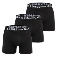 Jack & Jones Mens Boxer Shorts, 3-Pack - SENSE TRUNKS, Cotton Stretch
