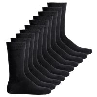 Jack & Jones Mens Socks 10 Pack - JACJENS SOCK, One Size Black 40-46 (UK 7-11)