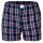 MG-1 Mens Woven Boxer, 5-pack - Classic Boxer Shorts, patterned, economy pack Blue/Red M (Medium)