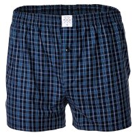 MG-1 Mens Woven Boxer, 5-pack - Classic Boxer Shorts, patterned, economy pack Blue/Red L (Large)