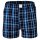MG-1 Herren Web-Boxer, 5er Pack - Classic Boxer-Shorts, gemustert, Spar-Pack Blau/Rot L