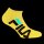 FILA Unisex Socken im Pack - Invisible Sneakers, Logo, einfarbig Blau 35-38 2er Pack (1x2P)