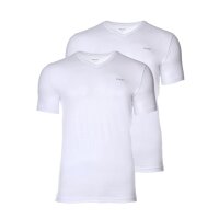 JOOP! Herren Unterhemd, 2er Pack - T-Shirt, V-Neck, Halbarm, Fine Cotton Stretch
