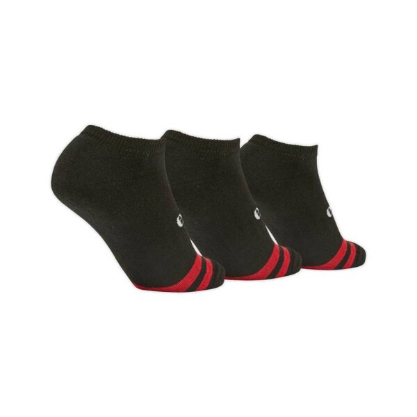 ellesse unisex sneaker socks MELNA, 3 pairs - trainer liner, sport, logo Black 40-43 (UK 6-8.5) 3er Pack (1x3P)