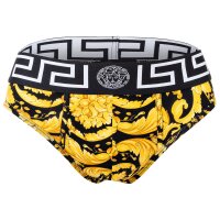 VERSACE Mens Brief - Slip, Stretch Cotton, Barocco Pattern